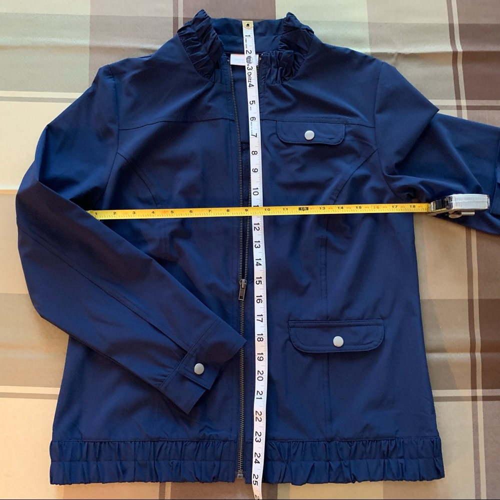 Weekends By Chicos Lightweight Jacket Front Zip G… - image 4